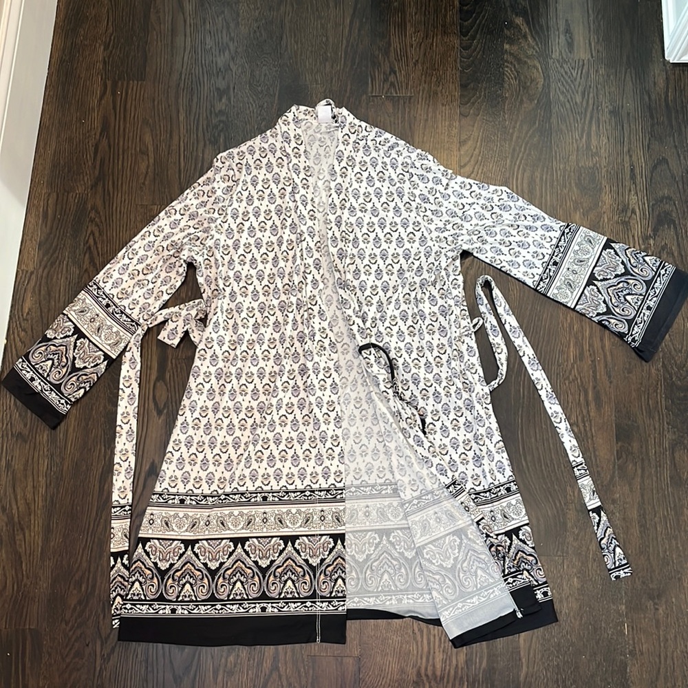Linea Donatella Printed Wrap Robe